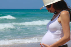 OCEAN AND PREGNANT LADY